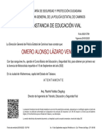 Constancia Educacion Vial 10408