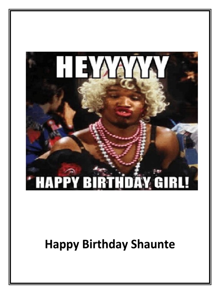 Happy Birthday Shaunte | PDF