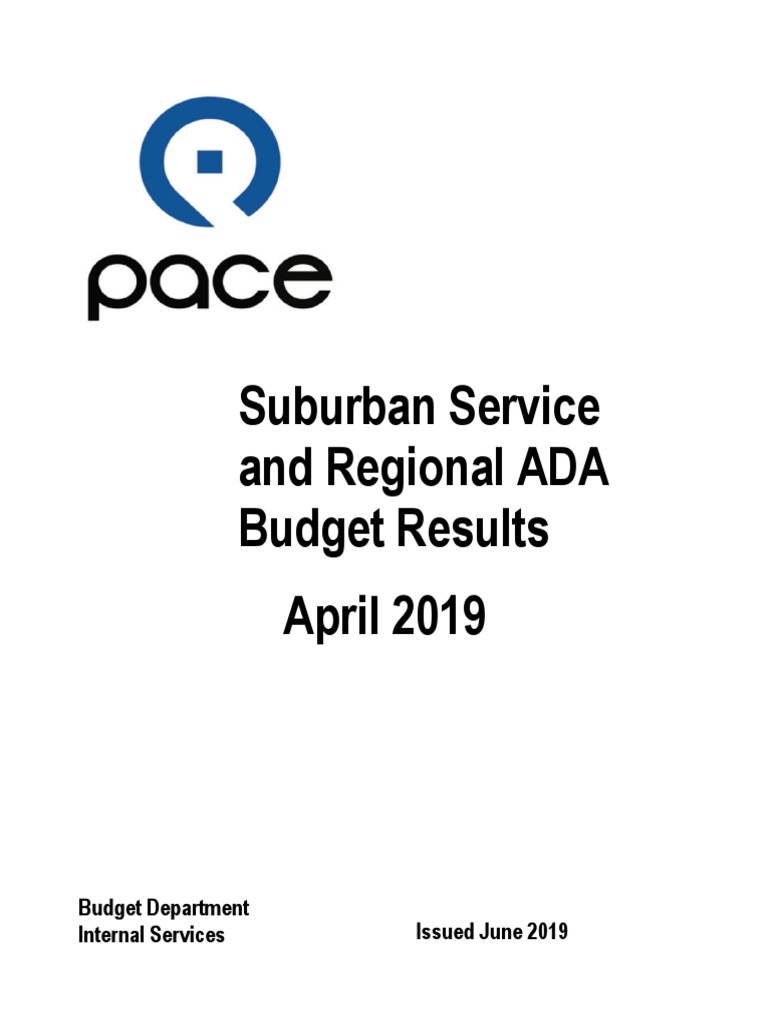 Financial Budget Report Sample Pdf