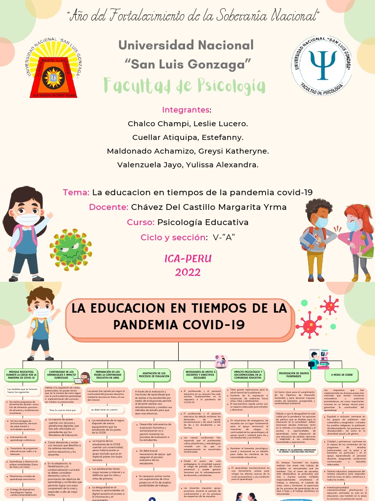 La Educacion en Tiempos de La Pandemia Covid-19 | PDF | Método de ...