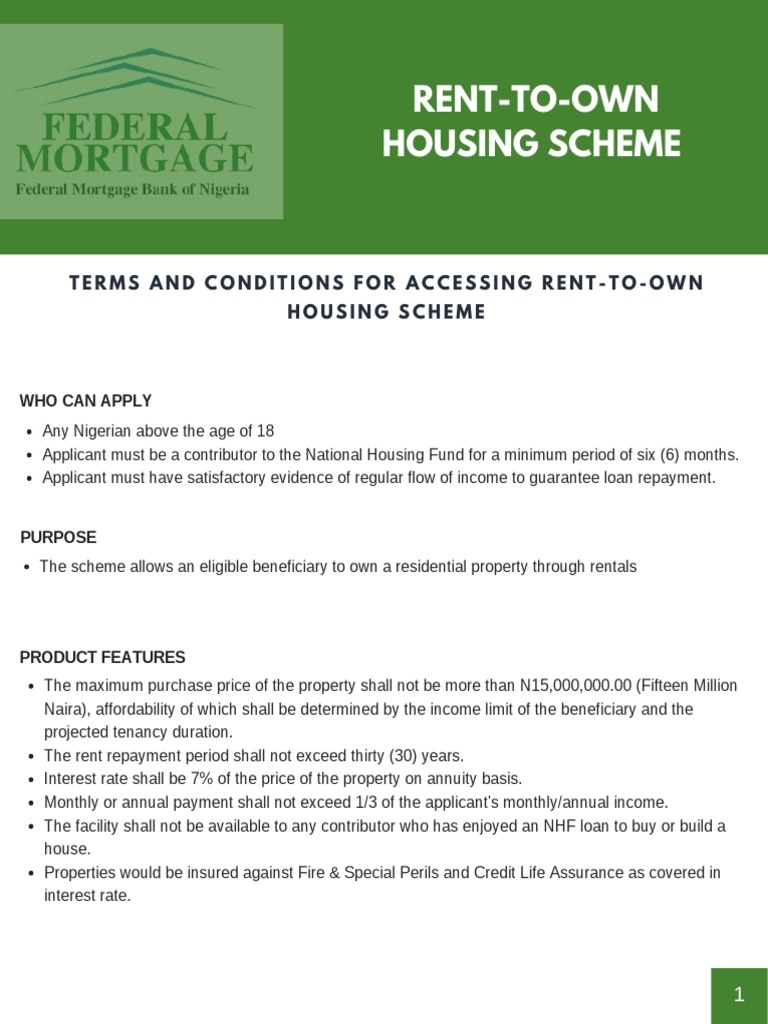 Rent To Own | PDF | Identity Document | Loans