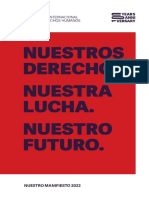 FIDH Nuestro Manifiesto 2022 - Español