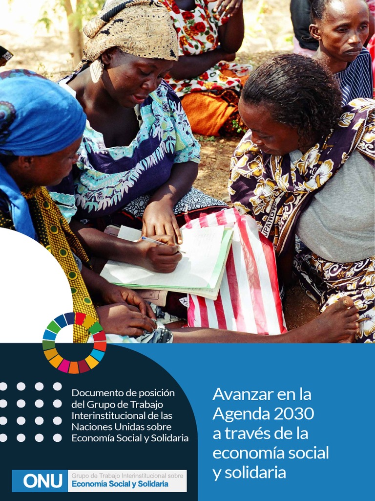 Economía Social Y Solidaria Oit Pdf Sustentabilidad Gobernancia