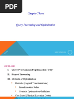 2 Chapter 3 Query Optimization