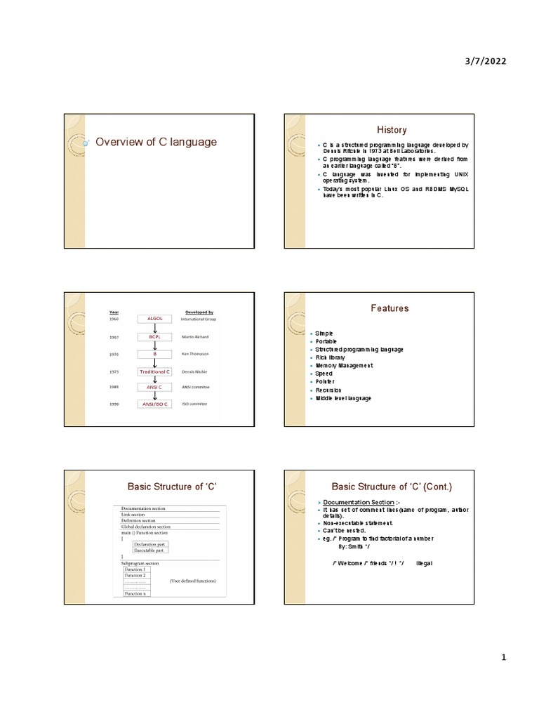 2-overview-of-c-language-pdf-c-programming-language-subroutine