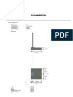 Resultados de Diseño: Zapatas de Hormigón Armado