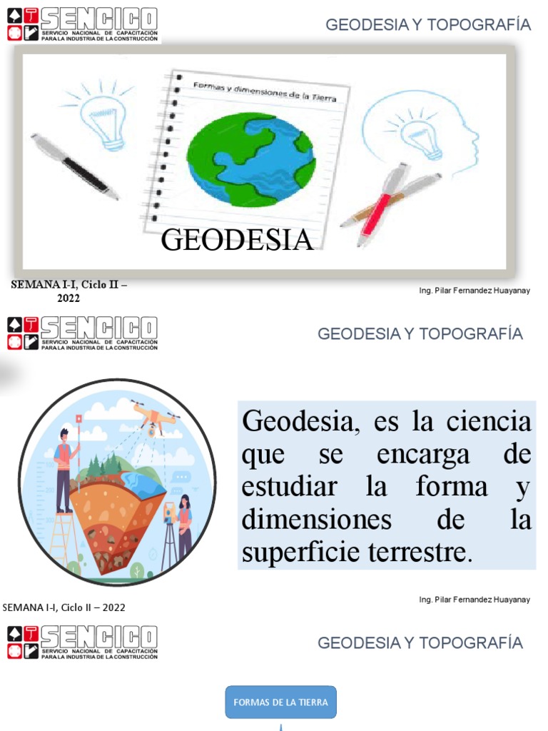 Diapositivas Geodesia | PDF | Geodesia | Tierra