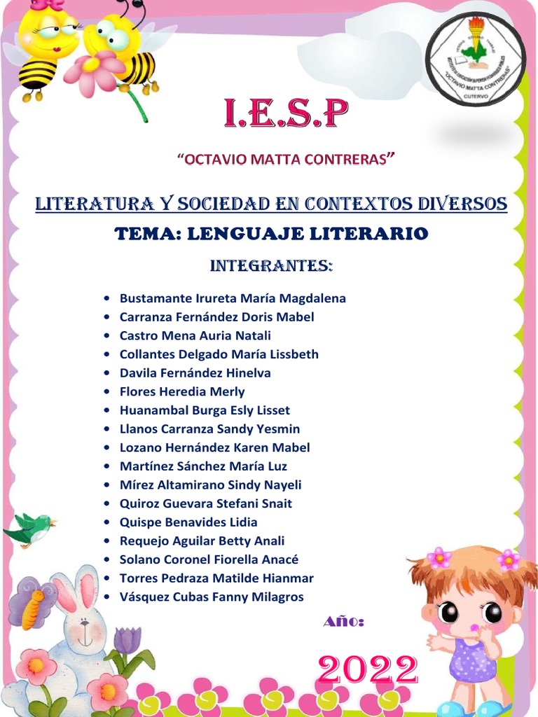 Características del Lenguaje Literario | PDF | Poesía | Metáfora