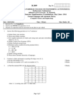 Formal Languages and Automata Theory - R2009 - 28!05!2014