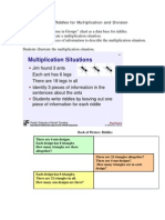 Multiplication and Division Riddle Directions