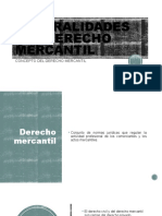 8.-Generalidades Del Derecho Mercantil