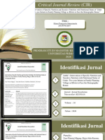 Tugas Review Jurnal Magister Kesehatan Masyarakat (Hans Pangestu Simarmata)