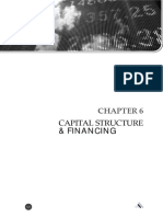 Capital Structure & Financing