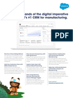 Manufacturing Cloud Datasheet 2020