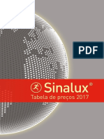 Tabela Preços SINALUX - 2017