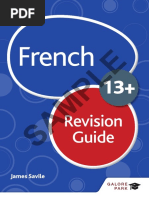 French Revision Guide Sample