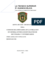 Consumo de anfetamina en estudiantes secundarios y universitarios