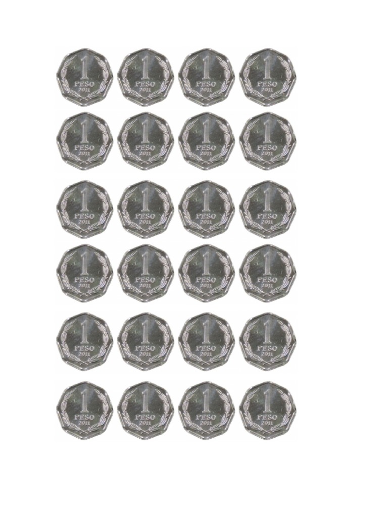 Monedas de 1 Peso | PDF