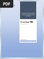 Learning SQL: The Hundred Pages SQL Notes