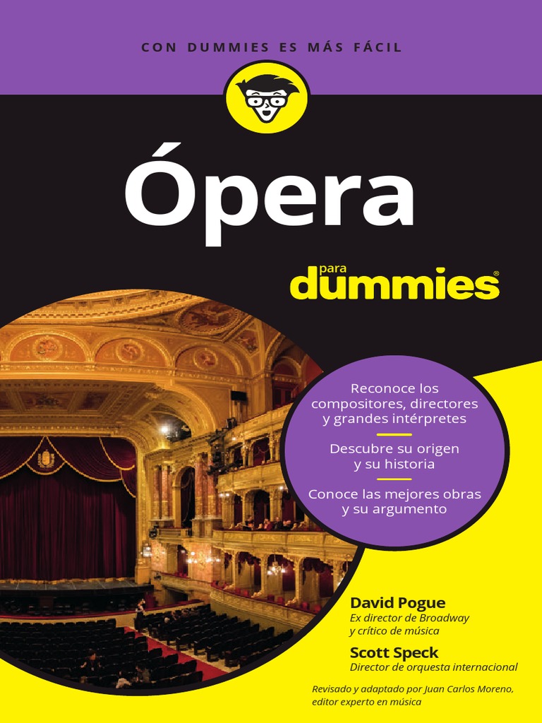 Opera para Dummies PDF Ópera Publicación