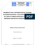 Lineamiento Psicosocial Covid-19