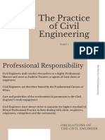 Civil Engineering Ethics and Responsibilities