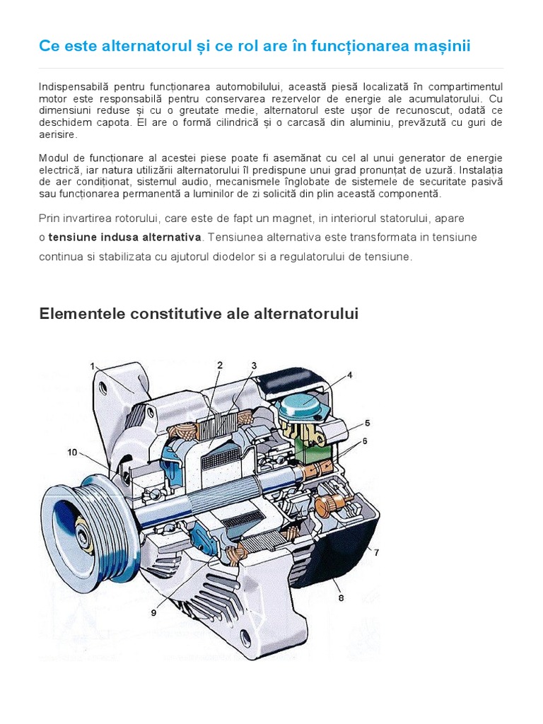 Alternatorul Auto | PDF