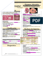 Amiloidosis y Rechazo A Injertos