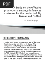 A Study On The Effective Promotional Strategy Influences Project Manish Tyagi