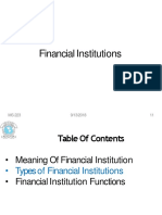 3 - Financial Institutions