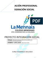 PROYECTO de Integración Social