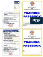 SDO Dagupan Training Passbook