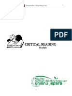 Critical Reading Module