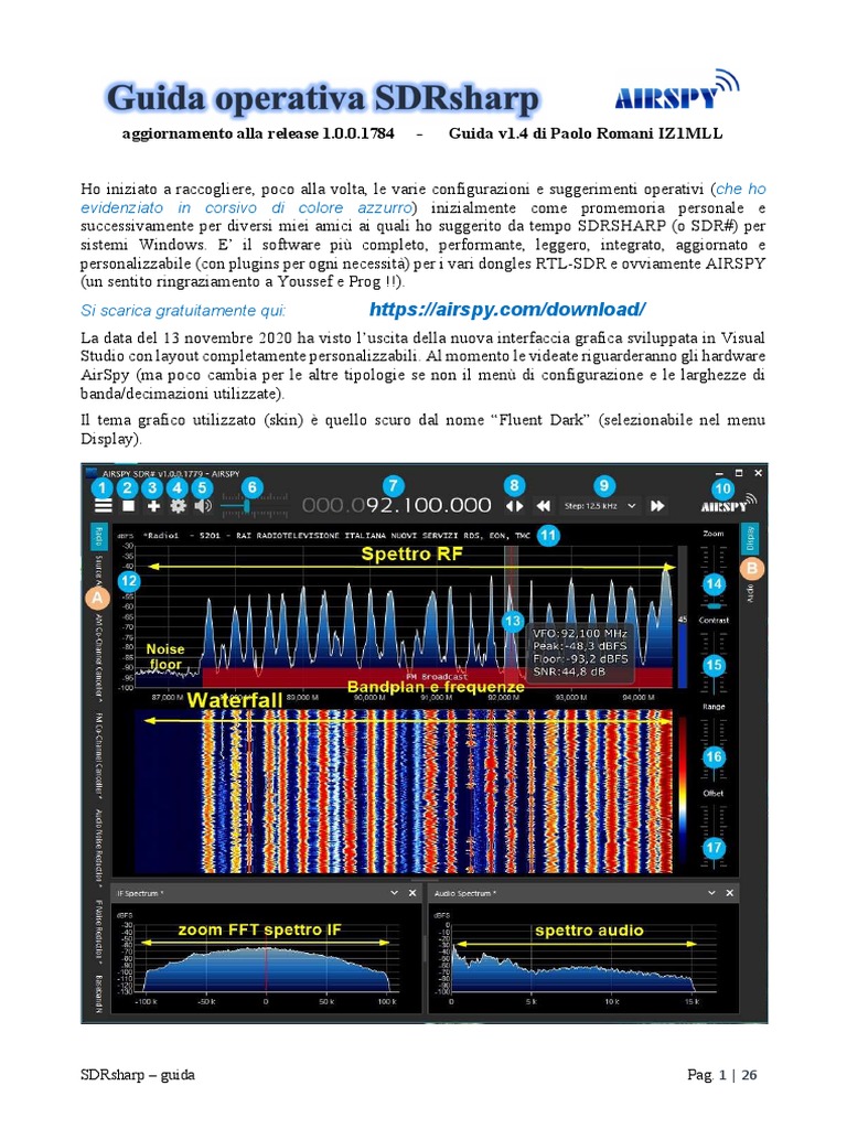 SDRSharp Guida v1.4 ITA | PDF