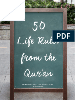 50 Life Rules From The Quran