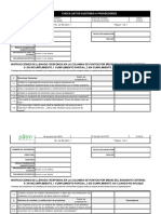 F CO 05 Check List Supplier Audit Form. 1