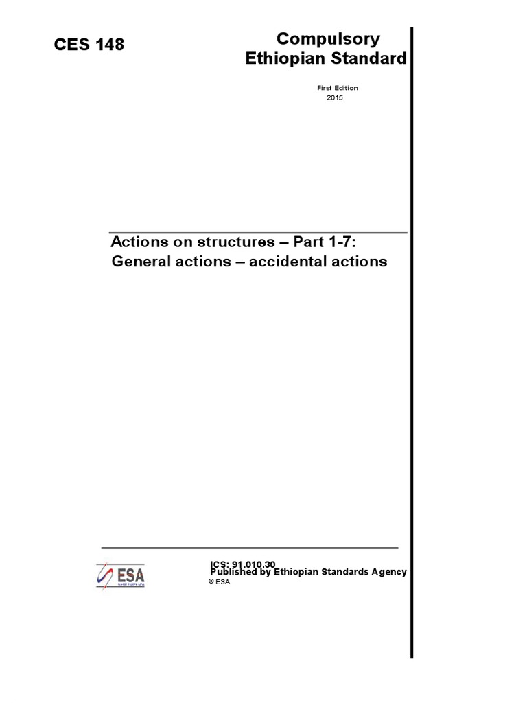 CES 148 2015 ES 1991 Part1 7 General | PDF | Risk