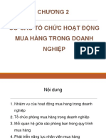 Chương 2. Cơ Cấu Tổ Chức Hoạt Động Mua Hàng Trong Doanh Nghiệp