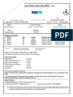 ERS Ticket Fare Details