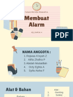 Tugas Proyek Prakarya: Membuat Alarm