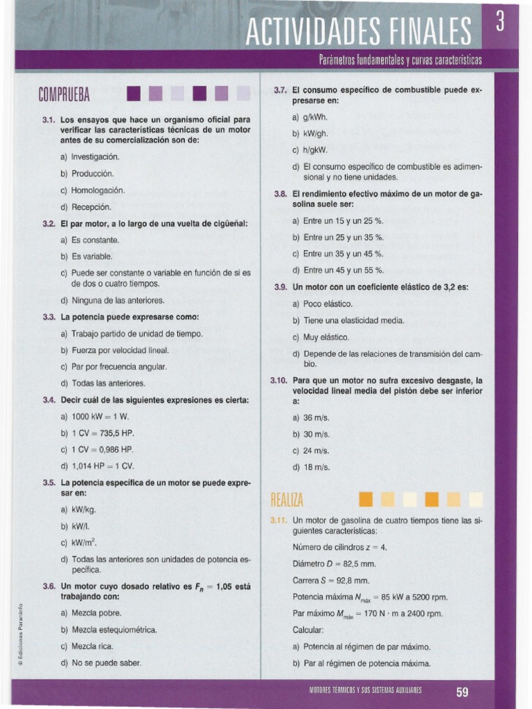 Test Tema 3 | PDF | Máquinas | Ingeniería mecánica