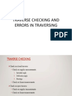 Traverse Checking and Errors in Traversing