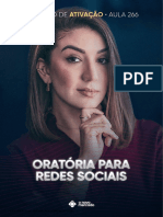 (Aula 266) - ORATÓRIAS PARA AS REDES SOCIAIS