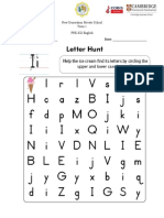 ENGLISH WORKSHEET (Letter Recognition Letter I)