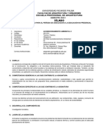 2022-I - Sílabo - Ac Amb II - 2022-I - Dr. Arq. Alejandro Gómez Ríos