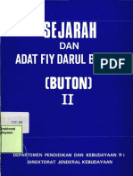 Sejarah Dan Adat Fiy Darul Butuni (Buton) II