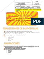 Guia Transicin y Animacin Diapositivas y Objetos Powerpoint