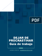 Dejar de Procrastinar Guía de Trabajo Editable