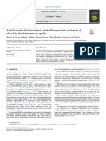 A Multi-Criteria Decision Analysis Method For Regulatory Evaluation of Electricity Distribution Service Quality