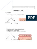 Material Complementar 9º Ano - Lei Dos Senos e Lei Dos Cossenos